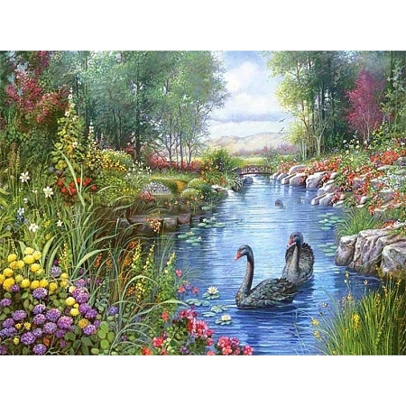 DIY Scenery Theme Diamond Painting Kits DIAM-PW0004-057R-1