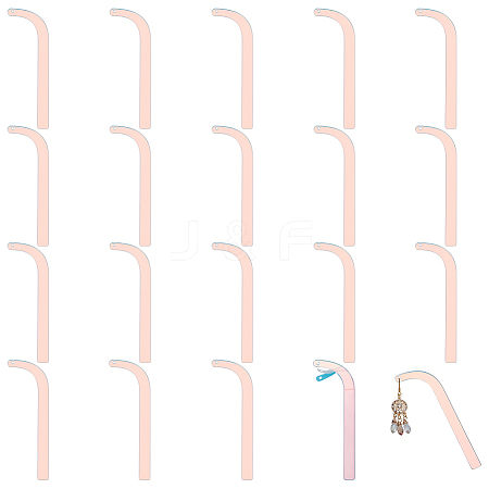20Pcs Acrylic Earring Try-On Stick ODIS-FG0001-88B-1