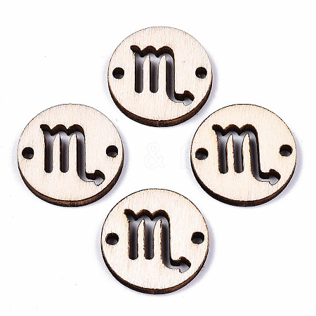 Unfinished Natural Poplar Wood Links Connectors LS-WOOD-S045-139A-07-1