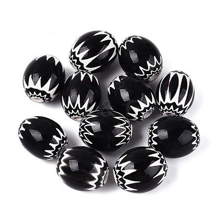 Handmade Millefiori Glass Barrel Beads LS-LA-N002-19F-1