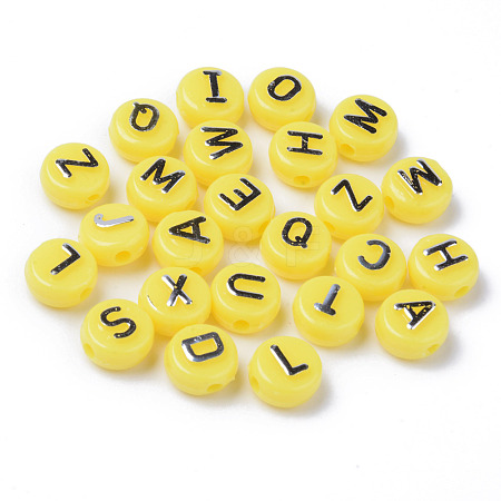 Opaque Acrylic Beads MACR-S273-49B-1