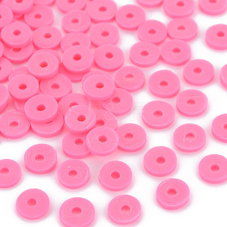 Handmade Polymer Clay Beads CLAY-R067-6.0mm-B45-1