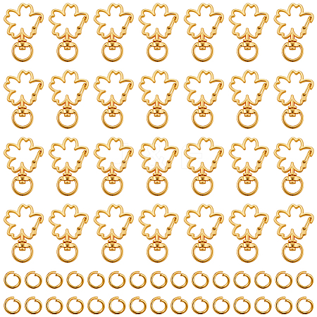 50 Bags Alloy Swivel Clasps FIND-SC0016-72-1