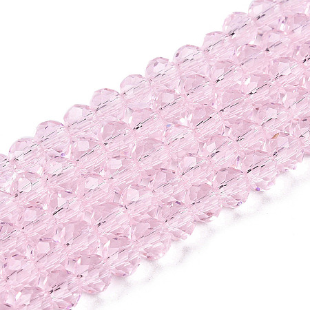 Glass Beads Strands EGLA-A044-T4mm-D10-1