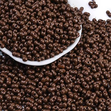 Baking Paint Glass Seed Beads SEED-K010-A24-1