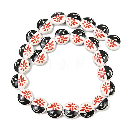 Printed Handmade Porcelain Beads PR-CBA938E-02A-1