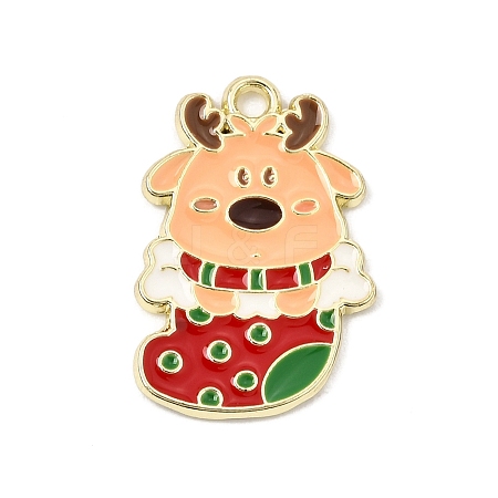 Christmas Alloy Enamel Pendants AL-CBA5CD4-02G-05-1