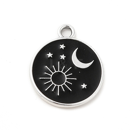 Alloy Enamel Pendants ENAM-I053-D06-1