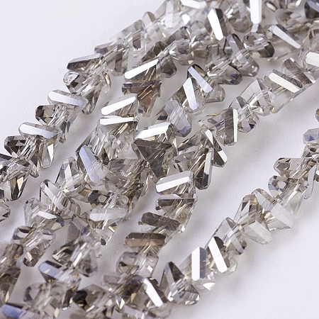 Electroplate Glass Beads Strands EGLA-J145-6mm-PL01-1