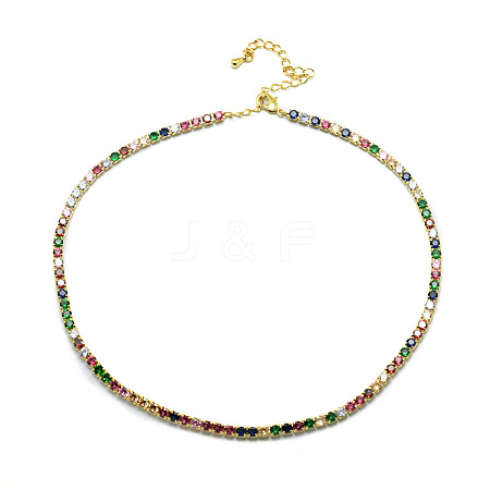 Brass Necklaces NJEW-I104-13B-1