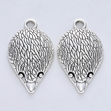 Tibetan Style Alloy Pendants TIBE-R316-052AS-RS-1