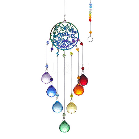 Crystal Teardrop Glass Chandelier Suncatchers Prisms BUER-PW0001-137-1