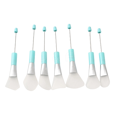 7Pcs Plastic & Silicone Cleaning Brushes PL-CBA26FF-01C-1