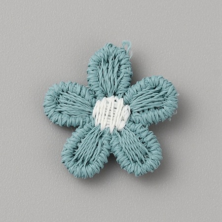 Two Tone Polyester Knitted Ornament Accessories DIY-WH0308-417E-1
