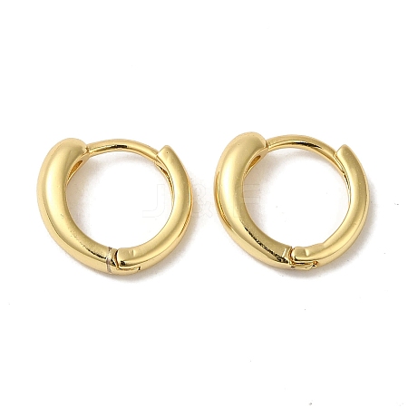 Brass Huggie Hoop Earrings for Women EJEW-C097-08G-05-1