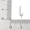 304 Stainless Steel Letter Connector Charms STAS-M108-01P-10-3