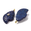 Natural Lapis Lazuli Carved Pendants G-H357-05G-08-3