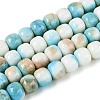 Ombre Effect Dyed Glass Beads Strands GLAA-N067-01A-03-1