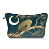 Bird Print Polyester Cosmetic Zipper Pouches PW-WG30A57-03-1