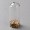 Clear Glass Dome Cover CON-WH0085-82C-1