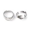 304 Stainless Steel Ring Shanks X-STAS-B018-304-3