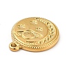 Ion Plating(IP) 304 Stainless Steel Pendants Rhinestone Settings STAS-H172-03G-3