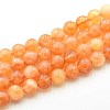 Natural Quartz Beads Strands G-N355-6mm-44-1