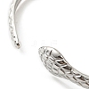 Non-Tarnish 304 Stainless Steel Snake Cuff Bangle LS-BJEW-F456-01P-3
