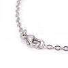 304 Stainless Steel Pendant Necklaces NJEW-E137-01P-5