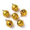 Brass Bell Pendants KK-WH0058-20G-1