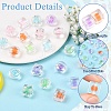120Pcs 4 Styles Transparent Acrylic Beads OACR-YW0004-31-5