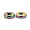 Ion Plating(IP) Rainbow Color 304 Stainless Steel Spacer Beads STAS-F136-03M-2