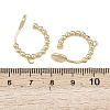 Brass Cuff Earring Findings KK-F921-08A-G-3