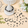 450Pcs 4 Styles Spray Painted Crackle Glass Beads CCG-PA0001-09C-4