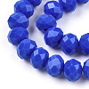 Opaque Solid Color Glass Beads Strands LS-EGLA-A034-P10mm-D32-3
