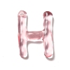 Transparent Resin Alphabet Pendants LS-RESI-C028-02H-1