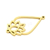 304 Stainless Steel Connector Charms STAS-Q255-01G-2