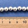 Electroplated Synthetic Magnetic Hematite Beads Strands G-L613-F01-01D-4