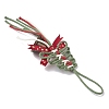 Christmas Tree Cotton String Threads Pendant Decorations HJEW-TA00403-01-4