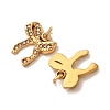 304 Stainless Steel Rhinestone Pendants RB-CBA350D-05G-B-2