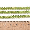 Natural Peridot Beads Strands G-Z150-A01-4mm-5