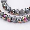 Electroplate Glass Beads Strands EGLA-P018-8mm-H07-1A-1