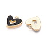 Alloy Enamel Pendants PALLOY-T092-27G-01-2