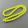 Imitation Jade Glass Beads Strands DGLA-S076-12mm-09-2