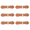 Fingerinspire 6 Sets PU Imitation Leather Sew on Toggle Buckles FIND-FG0001-83-1