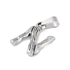 Non-Tarnish 304 Stainless Steel Pendants STAS-F235-01P-N-2