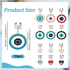 12Pcs Alloy Enamel Stethoscope Pendant Decorations HJEW-OC00147-2