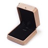Imitation Silk Covered Wooden Jewelry Pendant Boxes OBOX-F004-02-2