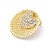 Brass Micro Pave Cubic Zirconia Pendants KK-S510-38G-02-2