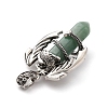 Natural Green Aventurine Pointed Pendants G-B042-04P-56-3